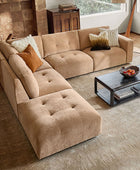 Memosa Modular Deep Seating Sectional Sofa - Cloud-Like Comfort with Memory Foam Cushions