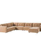 Memosa Modular Deep Seating Sectional Sofa - Cloud-Like Comfort with Memory Foam Cushions