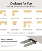 Memosa Deep-Seat Modular Sectional Sofa with Memory Foam Cushions