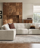Memosa Modular Deep Seating Sectional Sofa - Cloud-Like Comfort with Memory Foam Cushions
