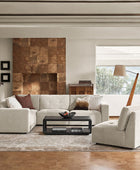 Memosa Modular Deep Seating Sectional Sofa - Cloud-Like Comfort with Memory Foam Cushions