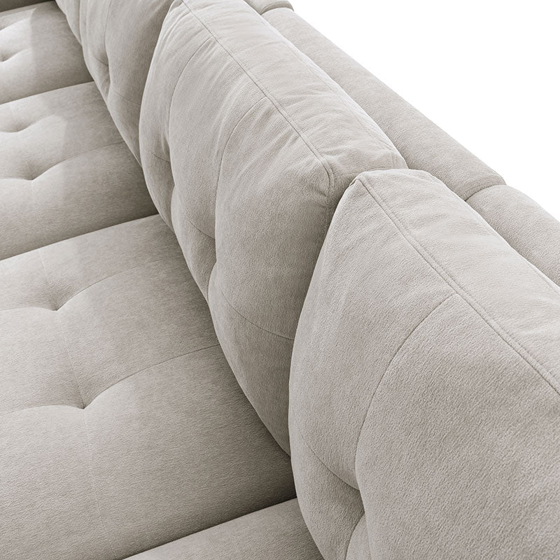 Memosa Modular Deep Seating Sectional Sofa - Cloud-Like Comfort with Memory Foam Cushions