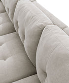 Memosa Modular Deep Seating Sectional Sofa - Cloud-Like Comfort with Memory Foam Cushions