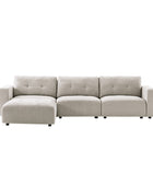 Memosa Modular Deep Seating Sectional Sofa - Cloud-Like Comfort with Memory Foam Cushions