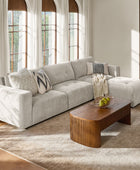 Memosa Modular Deep Seating Sectional Sofa - Cloud-Like Comfort with Memory Foam Cushions