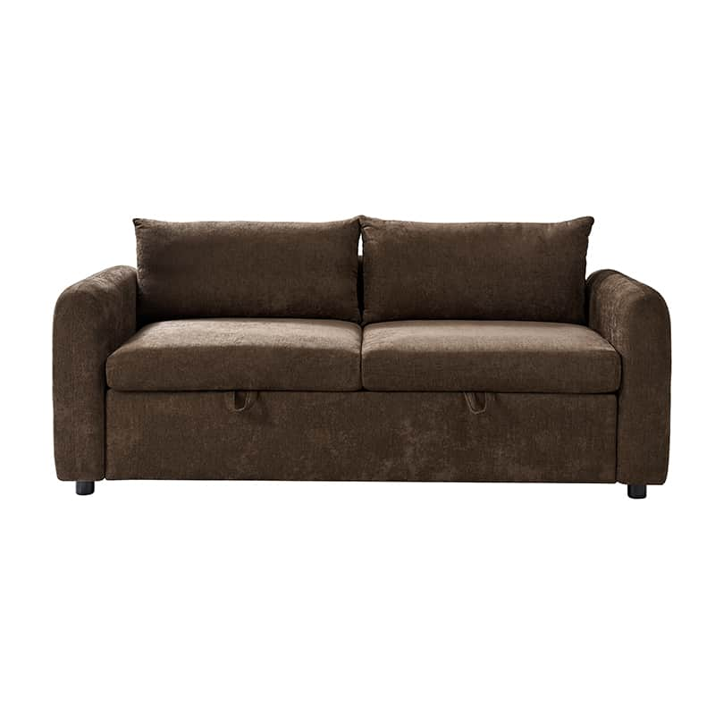 Madena Rounded Categorized Storage Loveseats Sofa