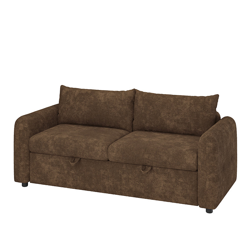 Madena Rounded Categorized Storage Loveseats Sofa