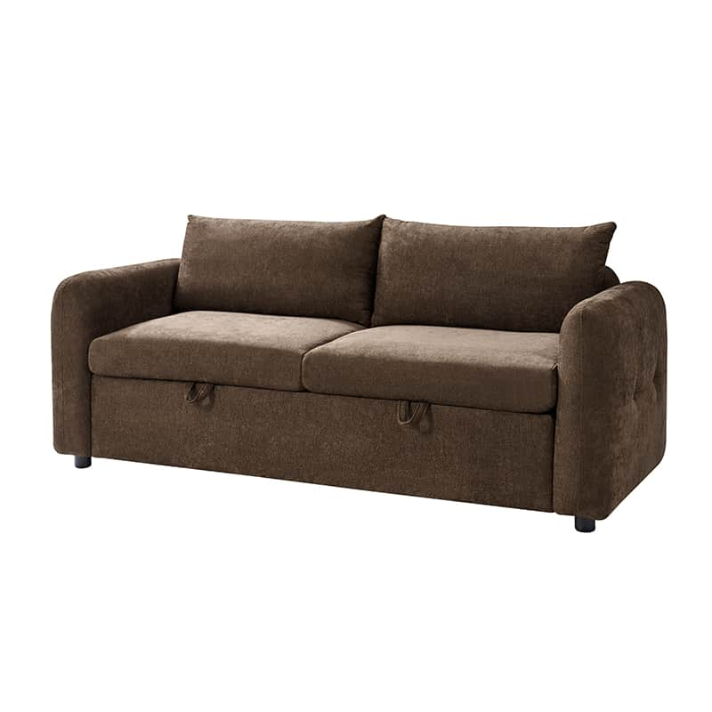 Madena Rounded Categorized Storage Loveseats Sofa