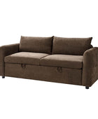 Madena Rounded Categorized Storage Loveseats Sofa