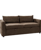 Madena Rounded Categorized Storage Loveseats Sofa