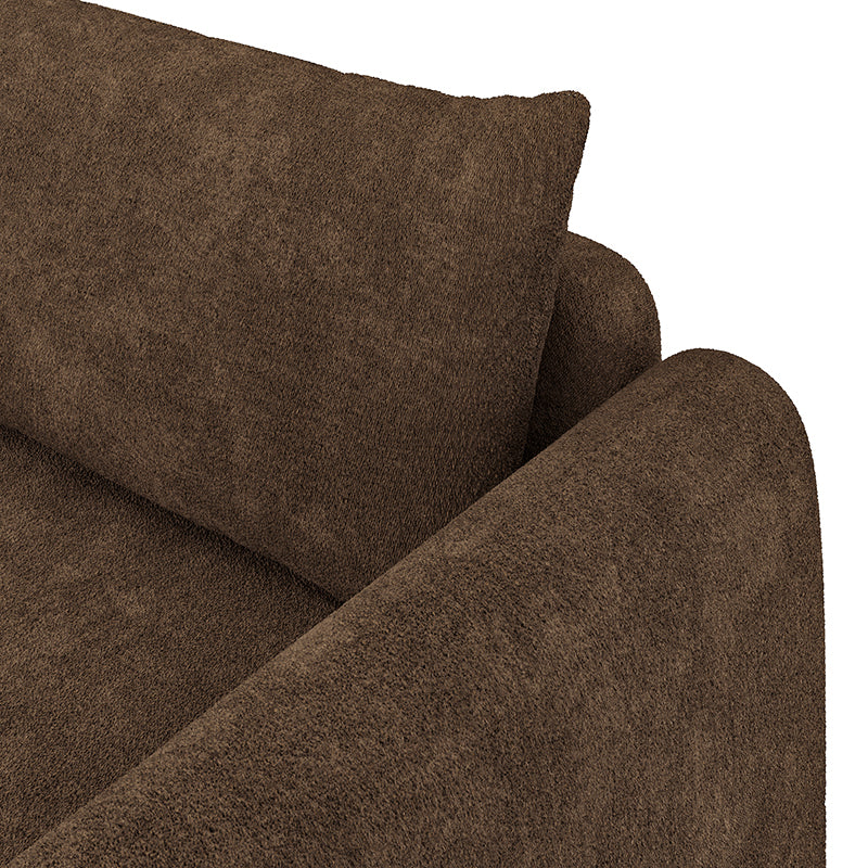 Madena Rounded Categorized Storage Loveseats Sofa