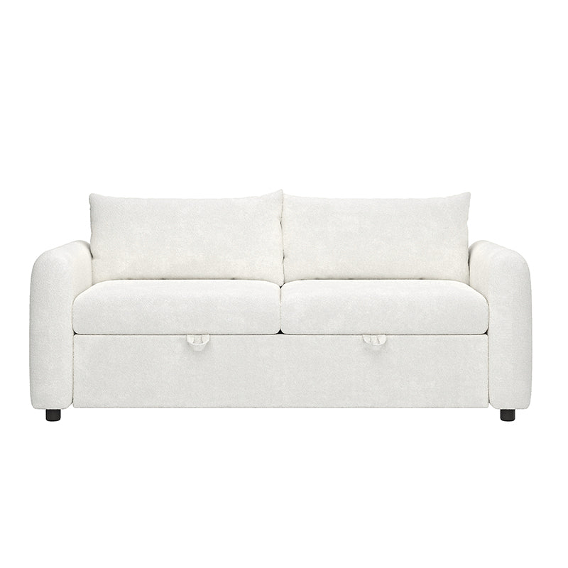 Madena Rounded Categorized Storage Loveseats Sofa