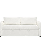 Madena Rounded Categorized Storage Loveseats Sofa