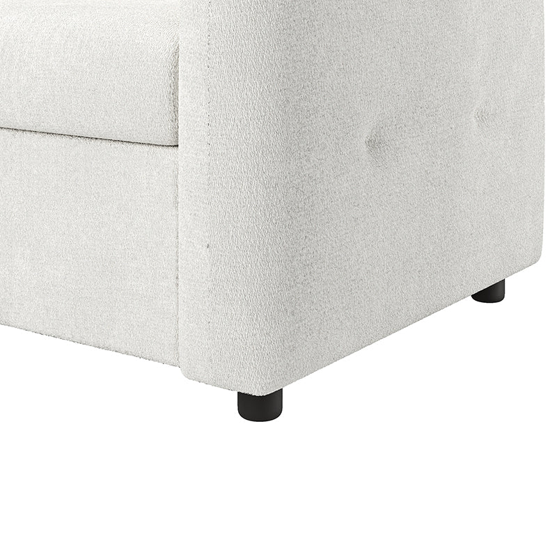 Madena Rounded Categorized Storage Loveseats Sofa