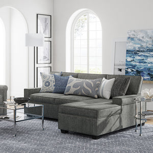 Sendera Upholstered Sleeper Sofa with Storage