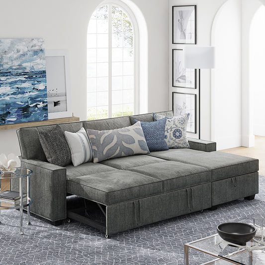 Sendera Upholstered Sleeper Sofa with Storage