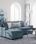 Sendera Upholstered  Pull Out Sleeper Sofa & Chaise with Storage (Right)