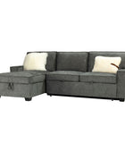 Sendera Upholstered  Pull Out Sleeper Sofa & Chaise with Storage (Right)