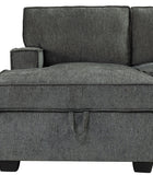 Sendera Upholstered  Pull Out Sleeper Sofa & Chaise with Storage (Right)