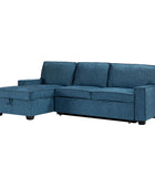 Sendera Upholstered  Pull Out Sleeper Sofa & Chaise with Storage (Right)