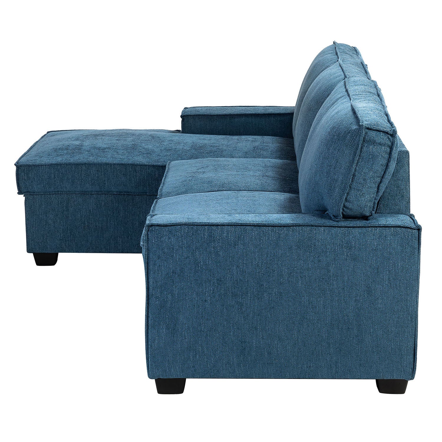 Sendera Upholstered  Pull Out Sleeper Sofa & Chaise with Storage (Right)