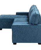 Sendera Upholstered  Pull Out Sleeper Sofa & Chaise with Storage (Right)