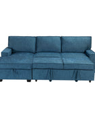 Sendera Upholstered  Pull Out Sleeper Sofa & Chaise with Storage (Right)