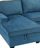 Sendera Upholstered  Pull Out Sleeper Sofa & Chaise with Storage (Right)