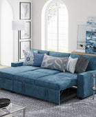 Sendera Upholstered  Pull Out Sleeper Sofa & Chaise with Storage (Right)