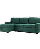 Sendera Upholstered  Pull Out Sleeper Sofa & Chaise with Storage (Right)