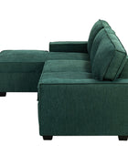 Sendera Upholstered  Pull Out Sleeper Sofa & Chaise with Storage (Right)