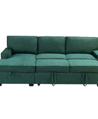 Sendera Upholstered  Pull Out Sleeper Sofa & Chaise with Storage (Right)