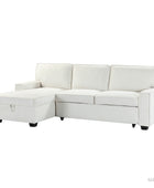 Sendera Upholstered  Pull Out Sleeper Sofa & Chaise with Storage (Right)