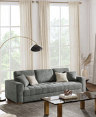 Morgan Large Four-Seater Cream Colored Couch