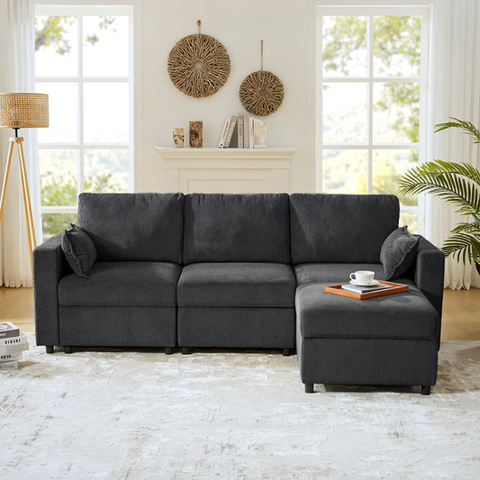 Amando Soft Storage Sectional Sofa