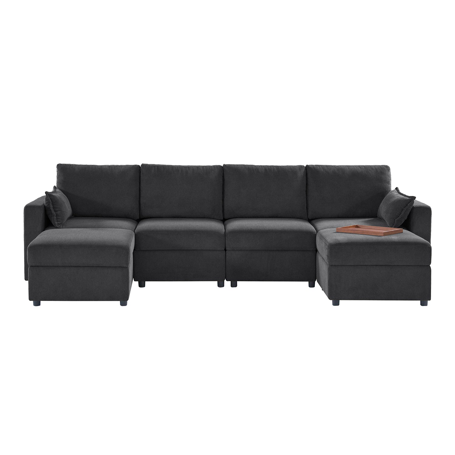 Amando 6-Seater Upholstered Sectional Sofa