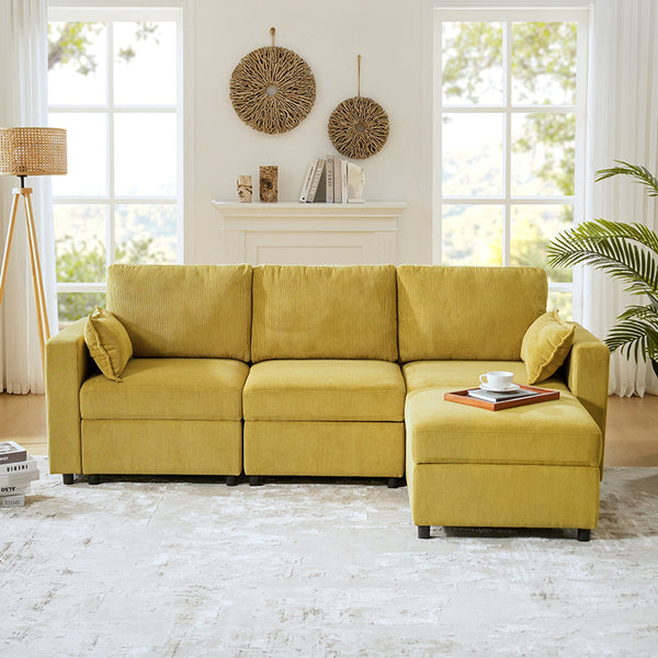 Amando Soft Storage Sectional Sofa