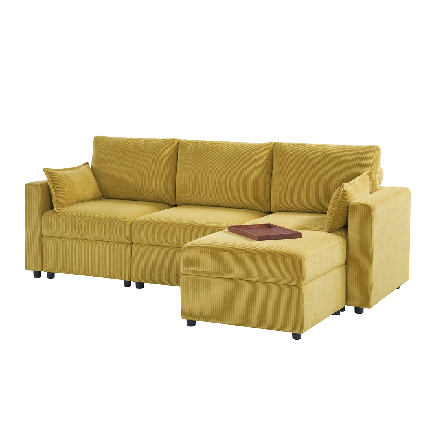 Amando Soft Storage Sectional Sofa