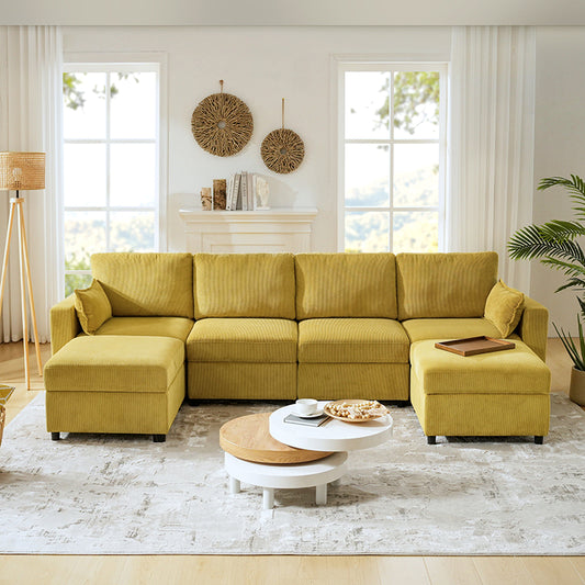 Amando Soft Storage Sectional Sofa