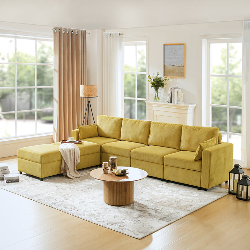 Amando Soft Storage Sectional Sofa