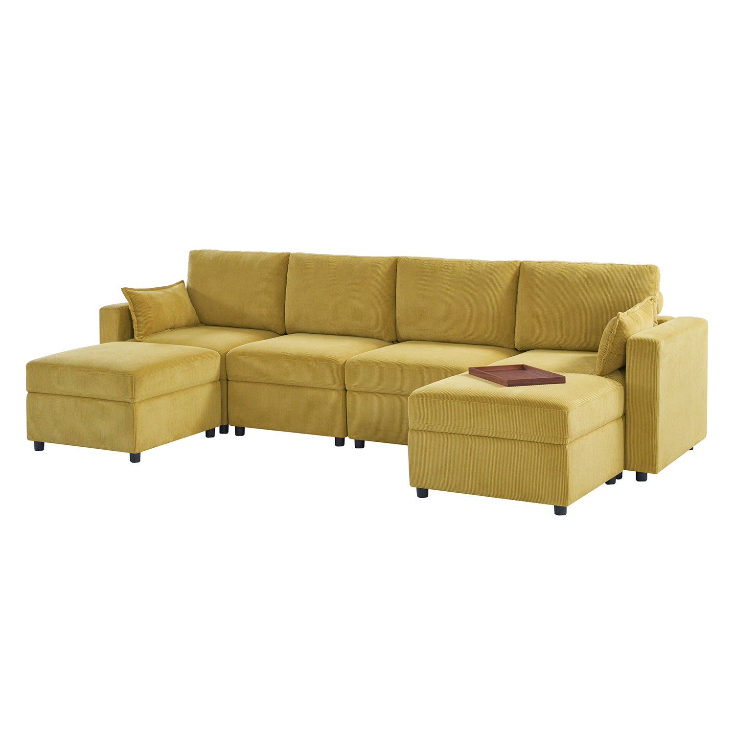 Amando 6-Seater Upholstered Sectional Sofa