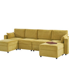 Amando 6-Seater Upholstered Sectional Sofa