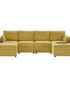 Amando 6-Seater Upholstered Sectional Sofa