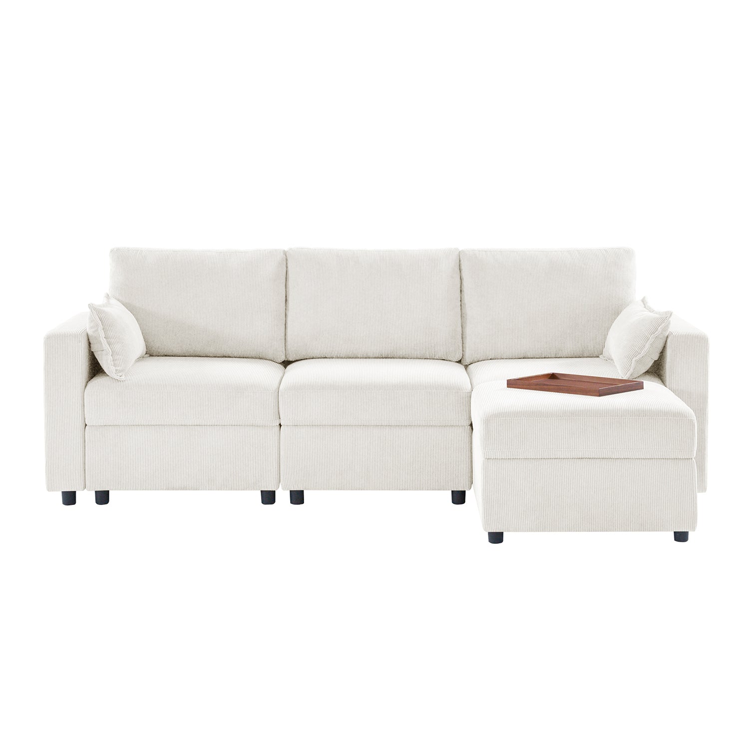 Amando Soft Storage Sectional Sofa