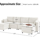 Amando Soft Storage Sectional Sofa