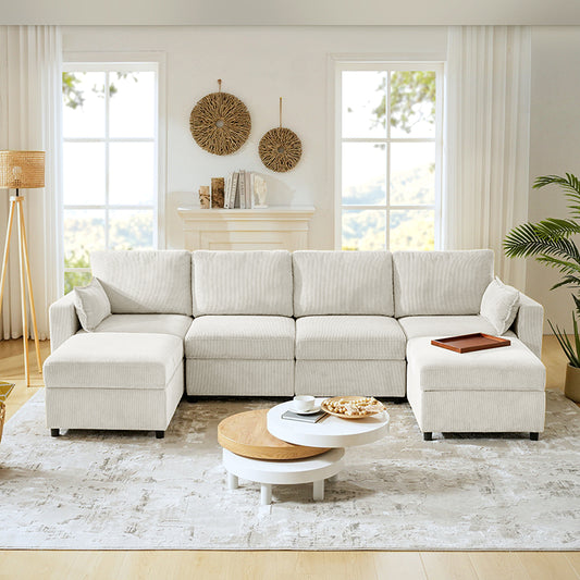 Amando Soft Storage Sectional Sofa