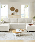 Amando 6-Seater Upholstered Sectional Sofa