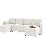 Amando 6-Seater Upholstered Sectional Sofa