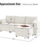 Amando Soft Storage Sectional Sofa