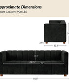 Botham Modern Cozy Sofa with Hidden Low Legs